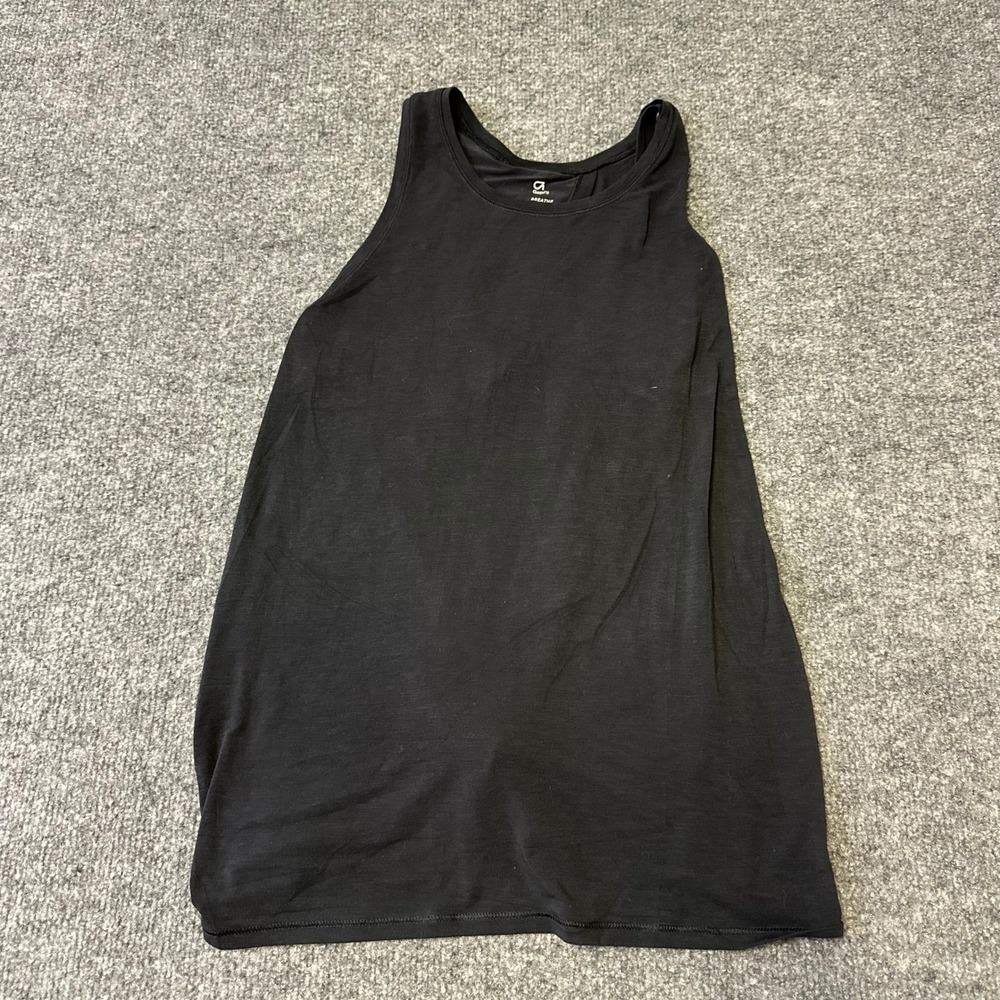 GapFit Tank Top Womens Size S Black Breathe Tie Back Sleeveless Athletic Gym